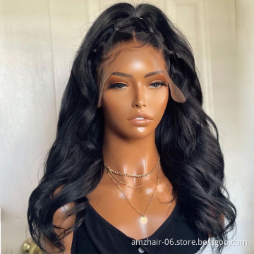 Wholesale Cheap Body Wave Human Hair 360 Hd Full Lace Front Wig Raw Indian Virgin Human Hair Lace Frontal Wigs For Black Women